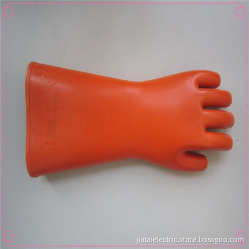 industrial heavy duty rubber glove/orange industrial rubber glove/industrial gloves